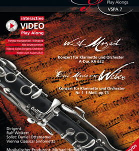 Mozart, Weber | Symphonic playalong Clarinet 2 DVDs for PC | Vspa